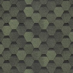 Черепица гибкая Docke Eurasia Шестигранник зеленая 3 кв.м - фото 1