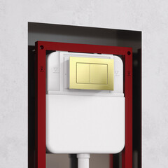 Клавиша смыва для инсталляций Tokito Tatsumaki брашированное золото (TOK-TATSUMAKI-SQ-GB) - фото 13