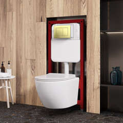 Клавиша смыва для инсталляций Tokito Tatsumaki брашированное золото (TOK-TATSUMAKI-SQ-GB) - фото 12