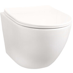 Унитаз подвесной Tokito Tatsumaki Mommo 4.0 безободковый белый с сиденьем дюропласт микролифт смыв торнадо (TOK-TATSUMAKI-4-0TM) - фото 26