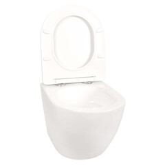 Унитаз подвесной Tokito Tatsumaki Mommo 4.0 безободковый белый с сиденьем дюропласт микролифт смыв торнадо (TOK-TATSUMAKI-4-0TM) - фото 1