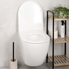 Унитаз подвесной Tokito Tatsumaki Mommo 4.0 безободковый белый с сиденьем дюропласт микролифт смыв торнадо (TOK-TATSUMAKI-4-0TM) - фото 18