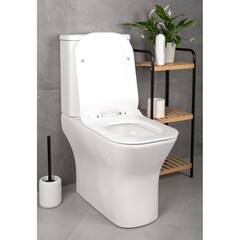 Унитаз-компакт Tokito Tatsumaki Aiko безободковый с горизонтальным выпуском с сиденьем дюропласт микролифт белый (TOK-TATSUMAKI-AISQ) - фото 14