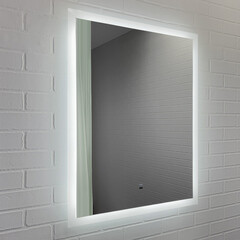 Зеркало с подсветкой прямоугольное 65х80 см бесконтактный сенсор Comforty Морон (00-00014172CF) - фото 12