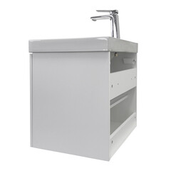 Комплект тумба с раковиной Comforty Мансанильо 60 см подвесная белая матовая (CF19595BX-60) - фото 12