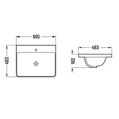Комплект тумба с раковиной Comforty Мансанильо 60 см подвесная белая матовая (CF19595BX-60) - фото 10