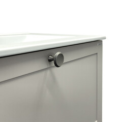 Комплект тумба с раковиной Comforty Моа 60 см подвесная серый шелк (00-00021213CF) - фото 13