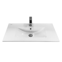 Комплект тумба с раковиной Comforty Моа 80 см подвесная серый шелк (00-00021212CF) - фото 11