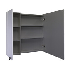 Зеркальный шкаф Comforty Сантьяго 80х80х15 см подвесной ясень беленый - фото 12