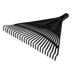 Изображение товара Грабли веерные Сибртех (61708) пластиковые для уборки листьев и травы 24 зуба с ребрами жесткости