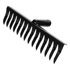 Грабли витые Сибртех (61752) стальные для уборки листьев и травы 14 зубьев - фото 1