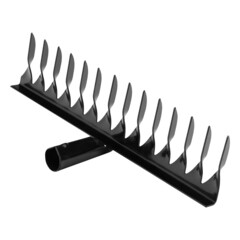 Грабли витые Сибртех (61752) стальные для уборки листьев и травы 14 зубьев - фото 4