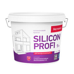 Изображение товара Краска фасадная Bayramix Silicon Profi силиконовая база A белая 9 л
