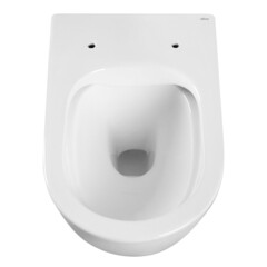 Унитаз подвесной Abber Bequem безободковый с сиденьем дюропласт микролифт (AC1103) - фото 3