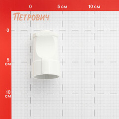 Розетка Makel 10 А 250 В белая (10004) - фото 2