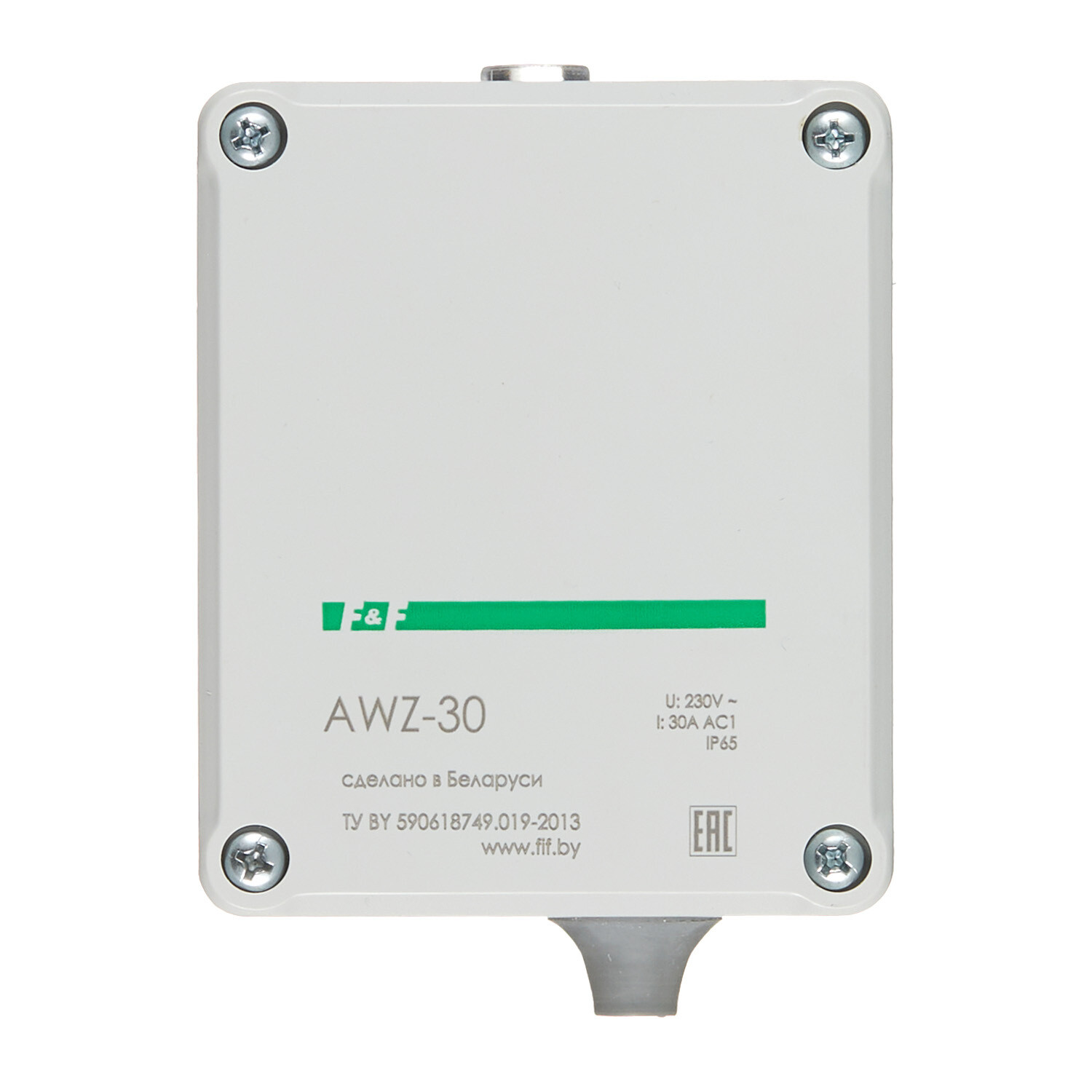 Изображение товара Фотореле модульное F&F AWZ-30 (EA01.001.004) 230 В 30 А IP65 для автоматического управления освещен