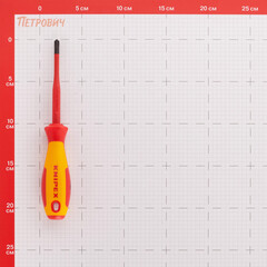 Отвертка диэлектрическая 212 мм 1000 В Knipex PlusMinus Pozidriv (KN-982502SLS) - фото 2