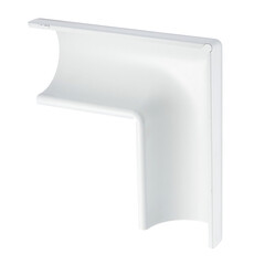 Угол желоба Grand Line металлический внутренний d125 мм 90° белый RAL 9003 - фото 3