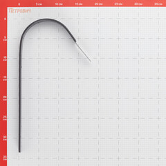 Кронштейн желоба Grand Line металлический d125 мм 210 мм графитовый серый RAL 7024 - фото 2