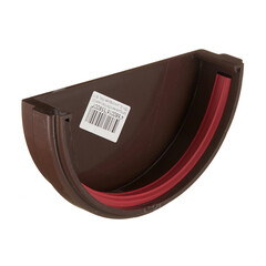 Заглушка желоба пластиковая d120 мм Grand Line шоколад RAL 8017 - фото 7