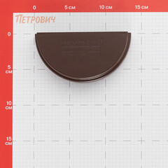 Заглушка желоба пластиковая d120 мм Grand Line шоколад RAL 8017 - фото 6