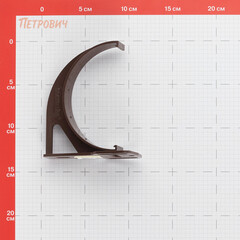 Кронштейн желоба пластиковый d120 мм Grand Line шоколад RAL 8017 - фото 6