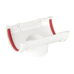 Воронка желоба пластиковая d120-87 мм Grand Line белая RAL 9003 - фото 1