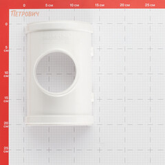 Воронка желоба пластиковая d120-87 мм Grand Line белая RAL 9003 - фото 6