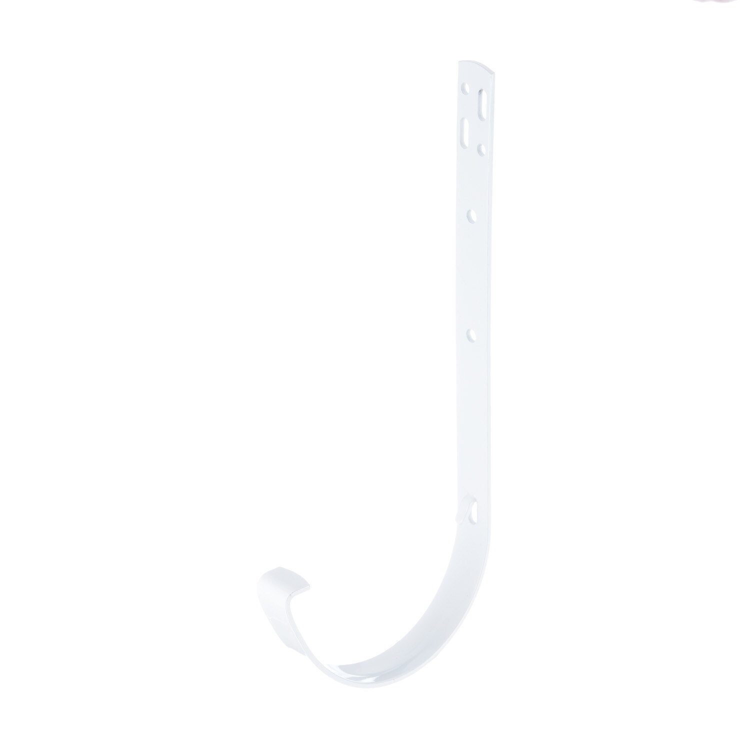 Кронштейн желоба Технониколь металлический d125 мм белый RAL 9003