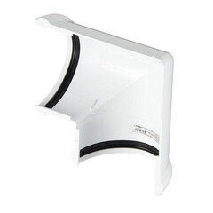 Угол желоба Технониколь пластиковый d125 мм 90° белый RAL 9003 - фото 8