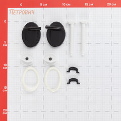 Сиденье для унитаза Инкоэр Стандарт полипропилен без микролифта быстросъемное (6353) - фото 2