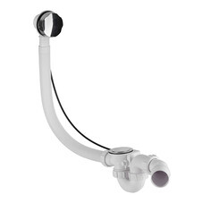 Сифон для ванны McAlpine 1 1/2х40 мм с выпуском d70 мм с соединением 40/50 мм (MRB2C-PB)