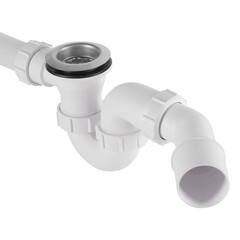 Сифон для ванны McAlpine 1 1/2х40 мм с выпуском d70 мм с соединением 40/50 мм (MRB1) - фото 5