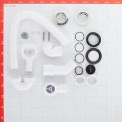 Сифон для ванны McAlpine 1 1/2х40 мм с выпуском d70 мм с соединением 40/50 мм (MRB1) - фото 2