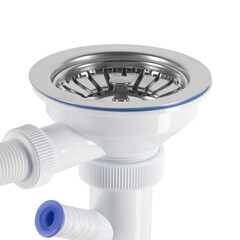 Сифон для мойки Wirquin Элит 3 1/2х40 мм с выпуском d115 мм с переливом с соединением 40/50 мм (30975130) - фото 5