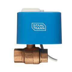 Кран шаровой с электроприводом бронзовый Stahlmann 3/4 ВР(г) х 3/4 ВР(г) прямой 12 В (2282756) - фото 3