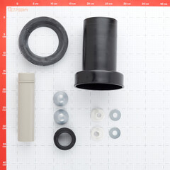 Комплект для монтажа инсталляции Geberit d90х100 мм (152.426.46.1) - фото 2