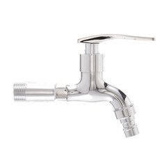 Кран для холодной воды водоразборный РМС нержавеющая сталь однорычажный (SL79-270) - фото 3