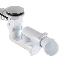 Сифон для ванны АНИ пласт 1 1/2х40 мм регулируемый с выпуском d70 мм с соединением 40/50 мм (EM421DIY) - фото 5