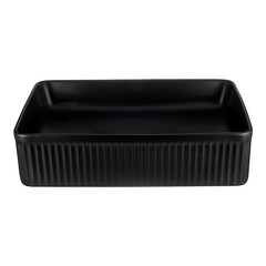 Раковина Corsa Deco Lines 50 см накладная черная (ABLVX50RB) - фото 5