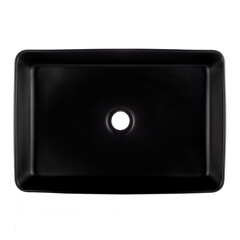 Раковина Corsa Deco Lines 50 см накладная черная (ABLVX50RB) - фото 4