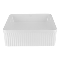 Раковина Corsa Deco Lines 37 см накладная белая (ABLVX37Q) - фото 5