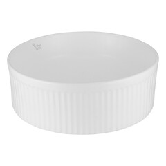 Раковина Corsa Deco Lines 37 см накладная белая матовая (ABLVX37MW) - фото 5