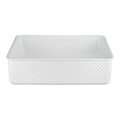 Раковина Corsa Deco Crystal 51 см накладная белая (ABCR51R) - фото 5