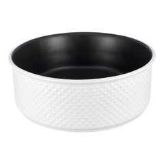 Раковина Corsa Deco Crystal 38 см накладная белая/черная матовая (ABCR38WB) - фото 5