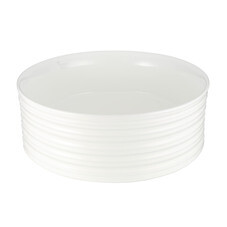 Раковина Corsa Deco Stripe200 38 см накладная белая (ABST38)