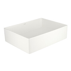 Раковина Lavelly Slimshell 47 см накладная тонкостенная белая матовая (ABSL47MW) - фото 3