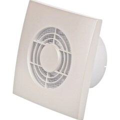 Изображение товара Вентилятор осевой Эвент Зефир с обратным клапаном с антимоскитной сеткой 157х157 мм d100 мм перламутр
