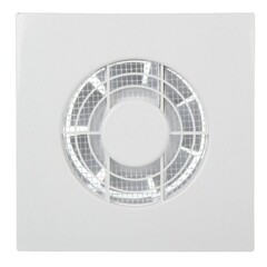 Изображение товара Вентилятор осевой Эвент Зефир с обратным клапаном с антимоскитной сеткой 157х157 мм d100 мм белый