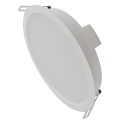 Светильник встраиваемый светодиодный белый 12 Вт 6500К IP44 Ledvance Eco class DL12W (4099854251238) - фото 1